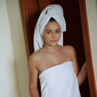 Kacy Lane spreads tight Ass after taking Shower