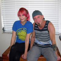 Abby Paradise gets sticky Hands giving a Handjob
