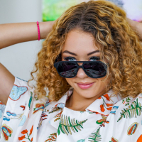 Curly girl Allie Addison mounts her pussy on older mans big cock