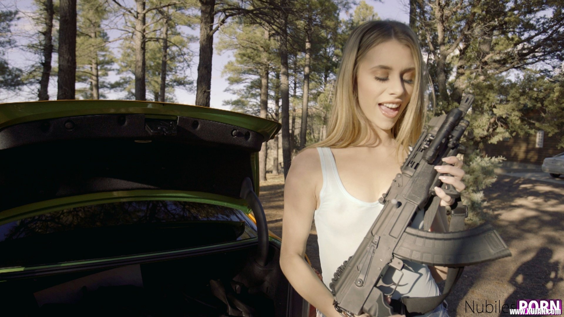 Theres a whole group ready to get Fully Automatic in the NubilesPorn Cannonball Rally car Hotties Sydney Cole Zoey Laine Anya Olsen and Tiffany Watson are ready to make sure that Damon Dice and T Stone have one hell of a ride in every sense of the - Photo #2439305