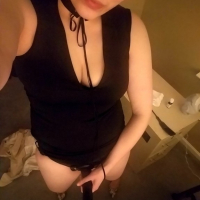 Strapon Stroking Slut