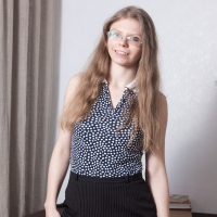 Ekaterina Ananasova sits at her desk reading and showing off her panties up her skirt She strips nude and strokes her hairy pussy a lot She finishes by masturbating and orgasming at her desk