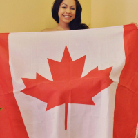 Pictures of Cindy Cupcakes celebrating Canada Day with sweets
