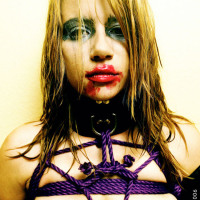 Sexy Sarah Blake is tied and dominated