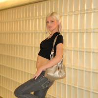 Pictures of Christine Alexis exposing her fun parts in public