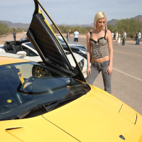 Pictures of Christine Alexis exposing her fun parts in public