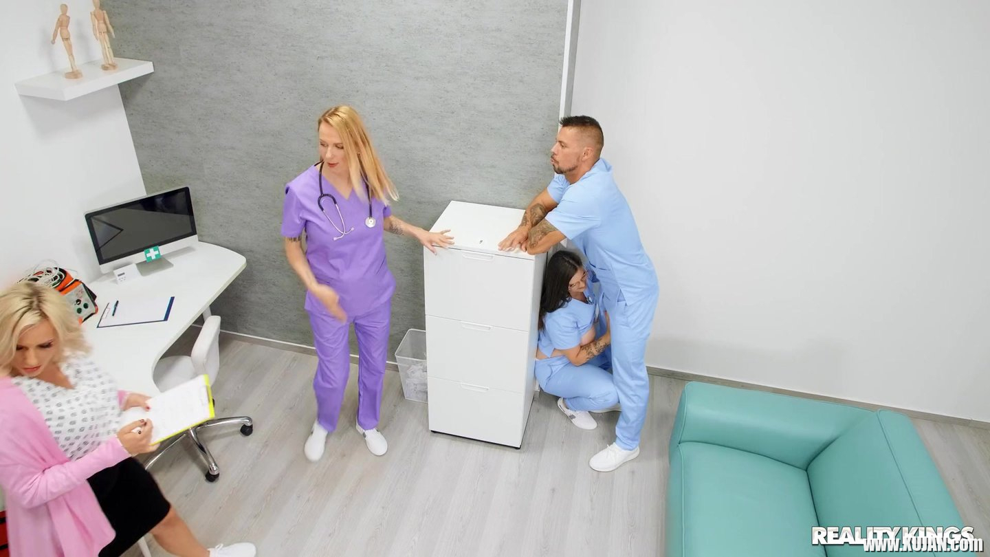Slutty nurse Taylee Wood gets pumped with her colleagues big cock - Photo #2465947