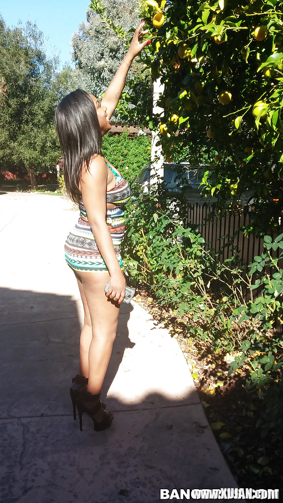 No matter where she goes Lisa Tiffians ebony ass looks delicious - Photo #2475170