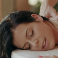 Horny brunette massage sex