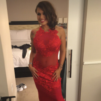 Tattooed Eva Angelina having fun while posing for the camera