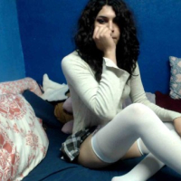 Pretty School Tgirl
