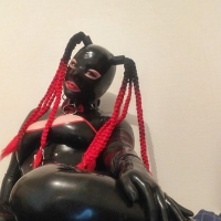 Miss Maskerades First Latex Catsuit