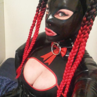 Miss Maskerades First Latex Catsuit