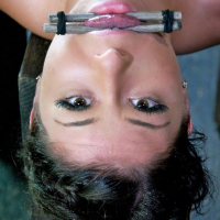 Mia Gold is bound in different positions with kinky sex toys