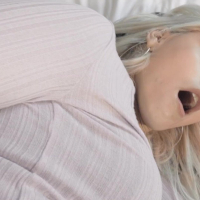 Busty and booty blonde babe Indica Monroe rides a big dick
