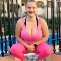 Blonde Bimbo Dolly Fox