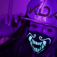 KDA Akali UV Lights Bodypaint