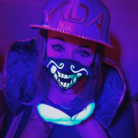 KDA Akali UV Lights Bodypaint