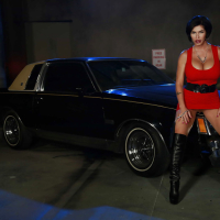Brunette mature with big tits Shay Fox shows off in her boots