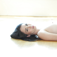 Assy babe Emily Grey is posing without her nice white lingerie