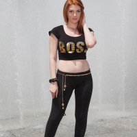 Hot redhead girl Lilith Lust is a sexy Boss Barbie
