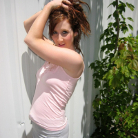 GND Ruby flashing her Pussy outdoors in a Skirt