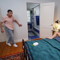 Brianna Rose blows and rides stepsons big cock
