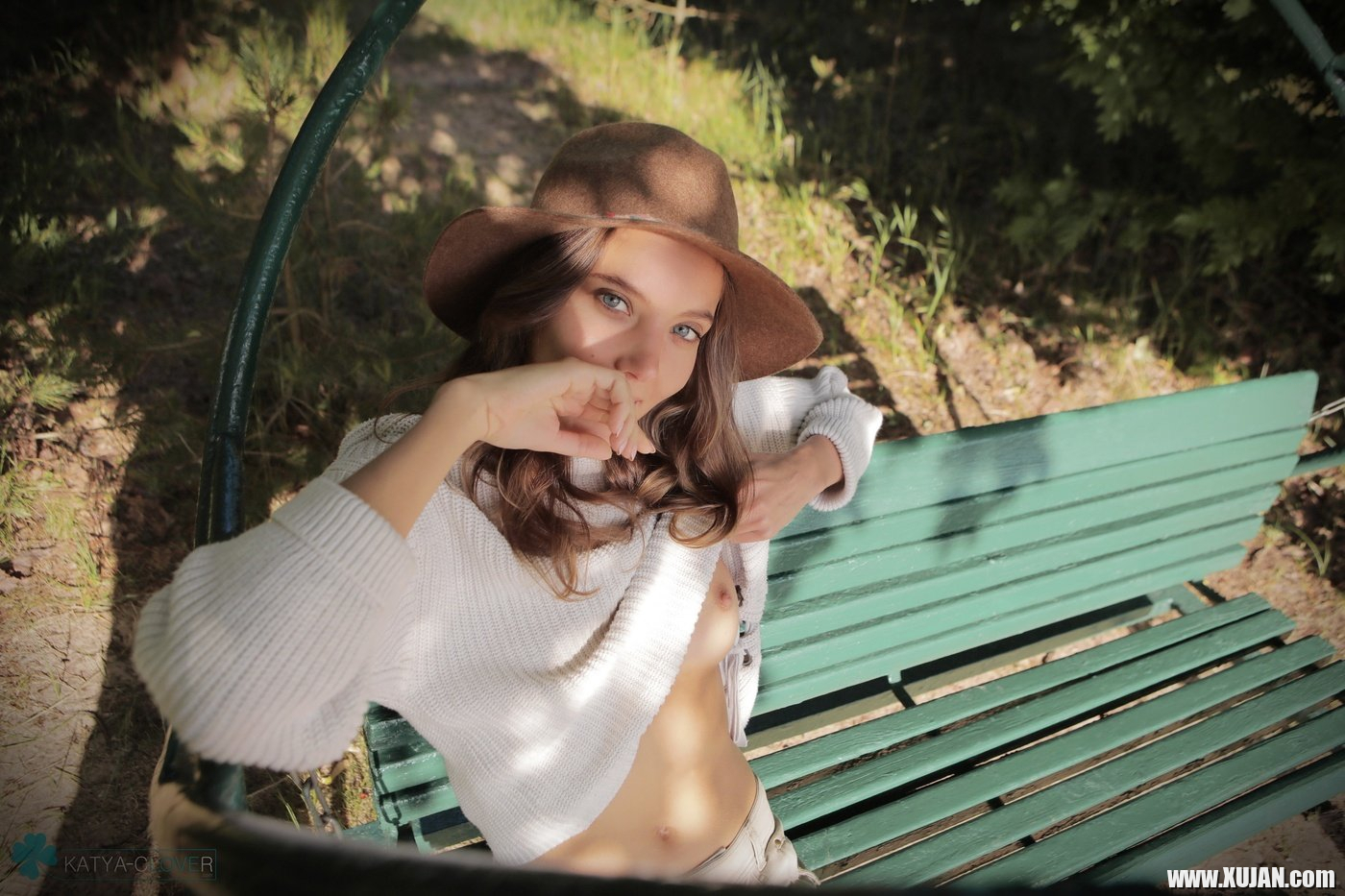 Good looking Katya Clover showing her nice boobies outdoors - Photo #2595207