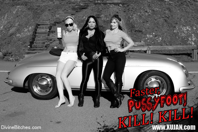 In our version three rough and tough pussycat vixens capture a cute couple and - Photo #2634106