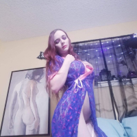 Lacey Purple Robe