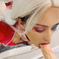 Harley Quinn y tsnki e galis Cumslut parodin