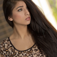 Gorgeous perky erotic teen babe Megan Salinas posing in nude erotica