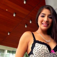 Megan Salinas toying both her tight love holes