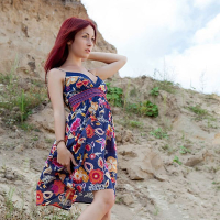 Ovkrainatsi aghjiky merk marmni vra sundress um