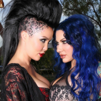 Jenevieve Hexxx and Masiumi Max pose together for the first time