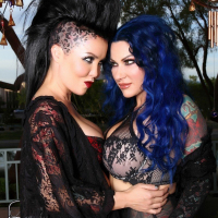 Jenevieve Hexxx and Masiumi Max pose together for the first time