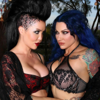 Jenevieve Hexxx and Masiumi Max pose together for the first time