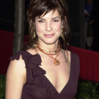 Sweet actress Sandra Bullock showing hot body and posing sexy