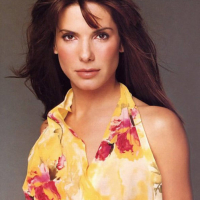 Sweet actress Sandra Bullock showing hot body and posing sexy