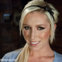 Maia Davis blonde schoolgirl gets the bdsm treatment and squirts