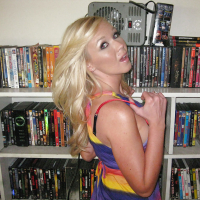 Astonishing blonde babe Dylan Riley is spreading her hot legs