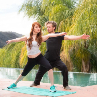 Redhead beauty Gwen Stark on a hot cock after yoga