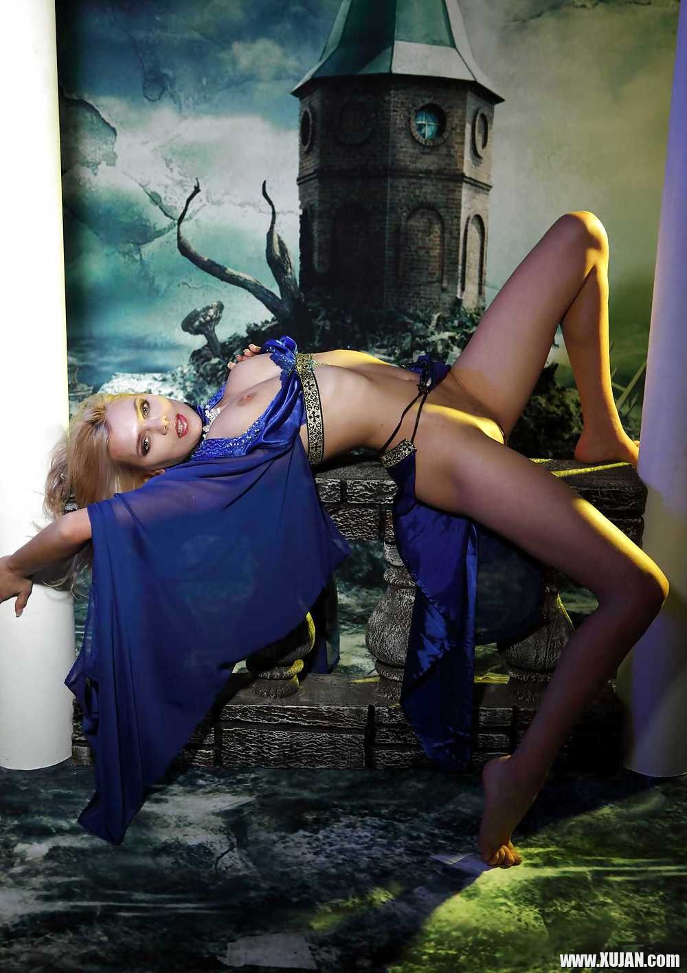 Blonde Bridget The Witch In Blue - Photo #2779319