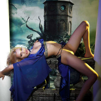 Blonde Bridget The Witch In Blue