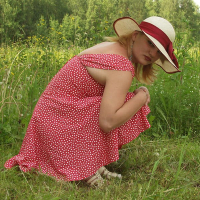 Retro Lady bnutyan mej mazot pucov pomtalonneri tak
