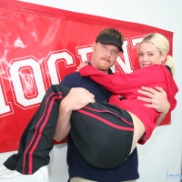 Adorable gymnast Kissy Kapri gets the gold blowing her coach