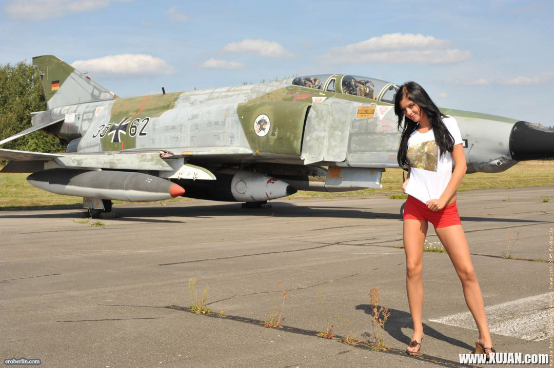 Monika Benz Tours the German Air Base - Photo #2831579