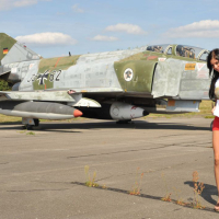 Monika Benz Tours the German Air Base