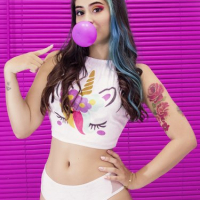 Sammy Lee reveals hot inked Body with sexy Smile