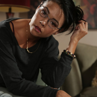 Dana Vespoli enjoys some nude time after studying hard all day